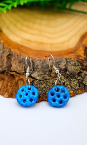 Midyat Süryani Nazar Boncuğu Bayan Küpe