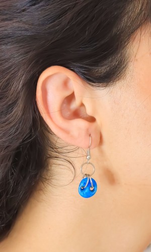 Midyat Süryani Nazar Boncuğu Bayan Küpe