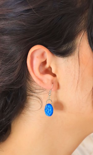 Midyat Süryani Nazar Boncuğu Bayan Küpe