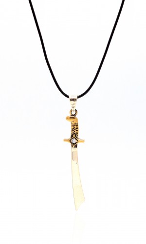 Kılıç Gümüş Erkek Kolyesi