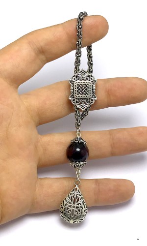 Kehribar Taşlı Özel Tasarım 925 Ayar Gümüş Anahtarlık Kehribar Taşlı Özel Tasarım 925 Ayar Gümüş Anahtarlık