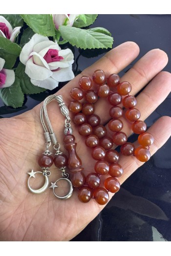 925 ayar gümüş püsküllü dinlenmiş küre kesim sıkma kehribar 