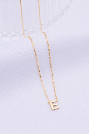  925 Ayar Gümüş Harf Kolye