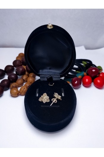 Çiçek Model 925 Ayar Telkari Gümüş Küpe