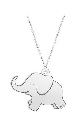  Fil Sembol 925 Ayar Gümüş Kolye