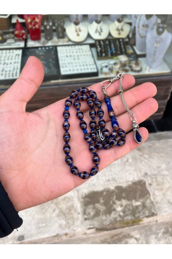 Galaxy Renk Toz Kehribar Tesbih