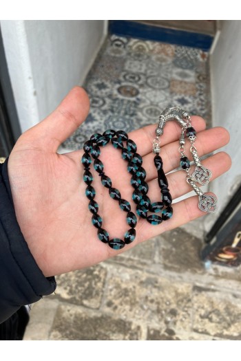 Sürmeli Toz Kehribar Tesbih