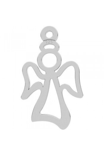 Taçlı Melek 2 925 Ayar Gümüş Kolye