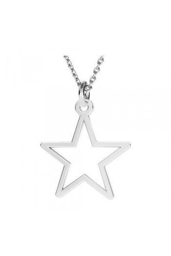 Yıldız 2 925 Ayar Gümüş Kolye
