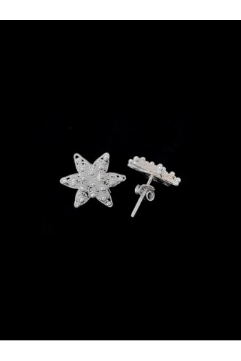 Yıldız Model 925 Ayar Telkari Gümüş Küpe