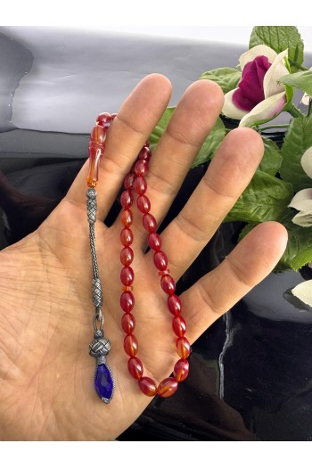 1000 ayar trabzon kazaz gümüş püsküllü bukalemun rengi bilek boy ateş kehribar