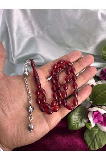 alpaka püsküllü bal sarısı arpa kesim ateş kehribar