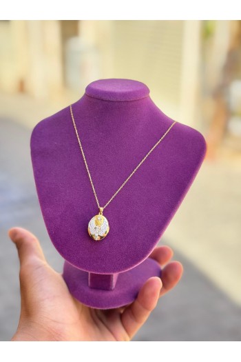 Alya Kolyesi Anka Kuşu Altın Kaplama 925 Ayar Gümüş Kolye