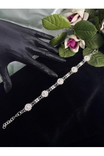 bereket modeli motifi El Işçiliği Telkari Gümüş Bileklik