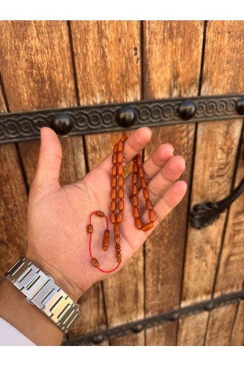 fırınlanmış hareli koyu sarı temiz işçilikli sistemli sıkma kehribar 