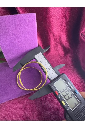 Halka model 925 ayar sade altın suyu kaplama gümüş küpe