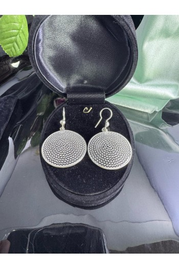 Halka model 925 ayar talkari gümüş küpe