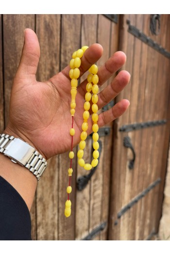 özel işçilikli limon sarısı hareli sistem takım sıkma kehribar