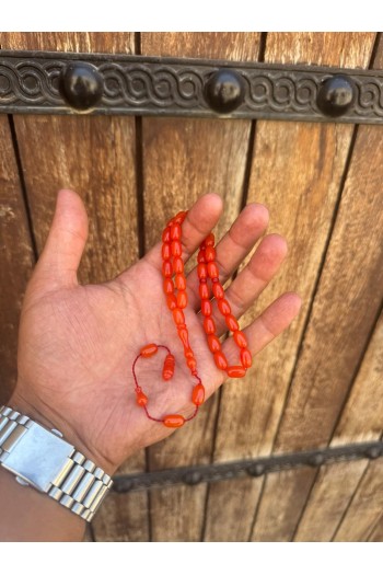 Portakal rengi hareli sistem takım temiz işçilikli sıkma kehribar 