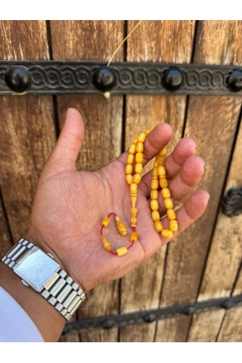 sistem takım beyaz hareli sıkma kehribar bilek boy