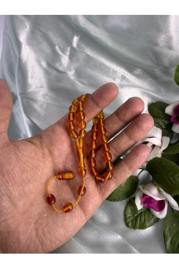 sistem takım bilek boy şeffaf ateş sarısı kanayan bağa kehribar